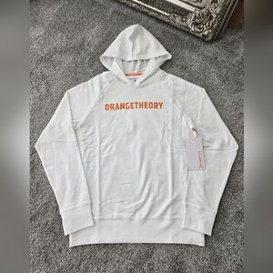 Orangetheory Unisex French Terry Pullover Hoodie. White. Size Medium. New.